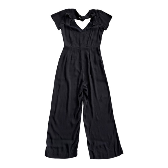 Abercrombie Cutout Tie Back Jumpsuit in Black XS - Picture 8 of 8